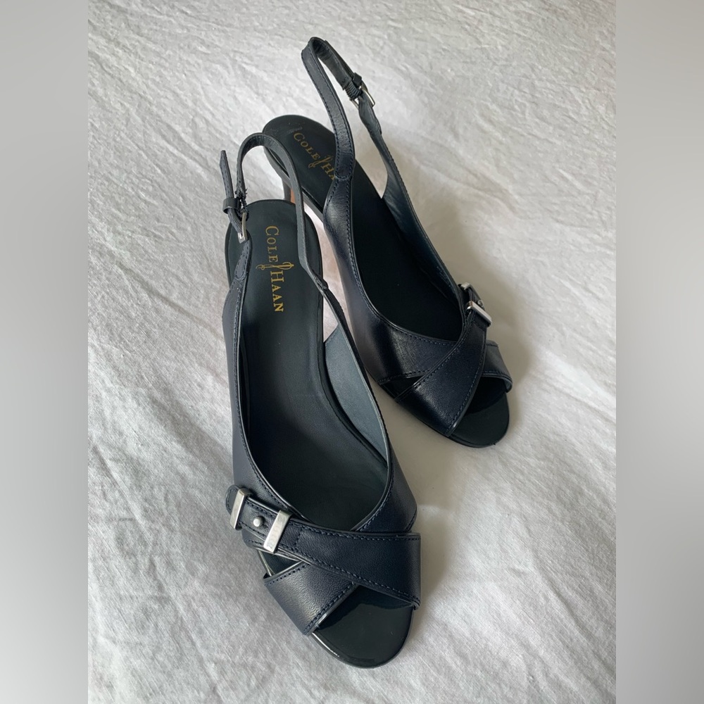 Cole Haan navy heels